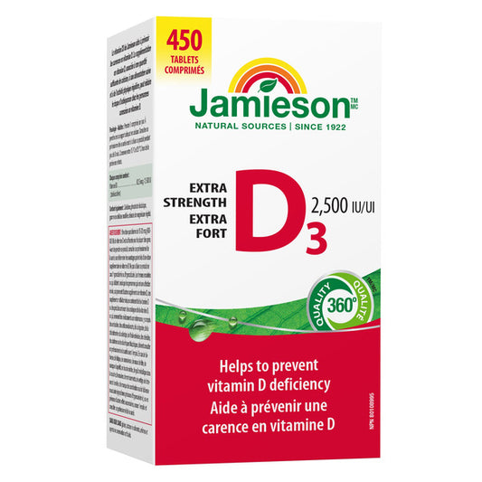 Jamieson 維生素 D3 2500 IU 450粒 ($0.38)