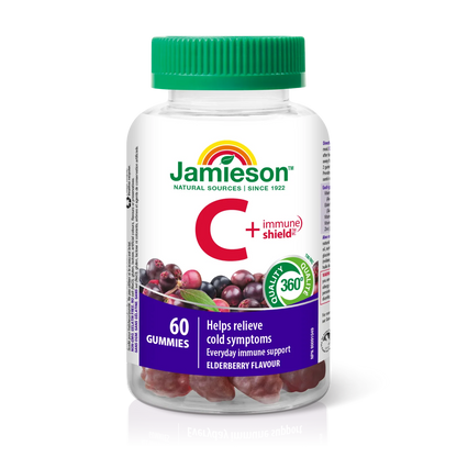 Jamieson 維他命 C + 免疫防禦軟糖｜60 粒