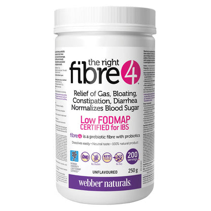 Webber Naturals The Right Fibre 4 四合一膳食纖維粉｜250 克