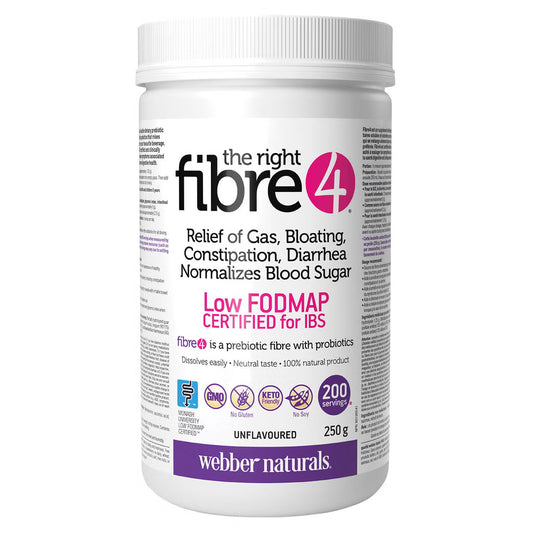 Webber Naturals The Right Fibre 4 四合一膳食纖維粉｜250 克