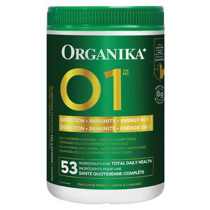 ORGANIKA O1 綠蔬菜+混合鳳梨風味 ｜600g