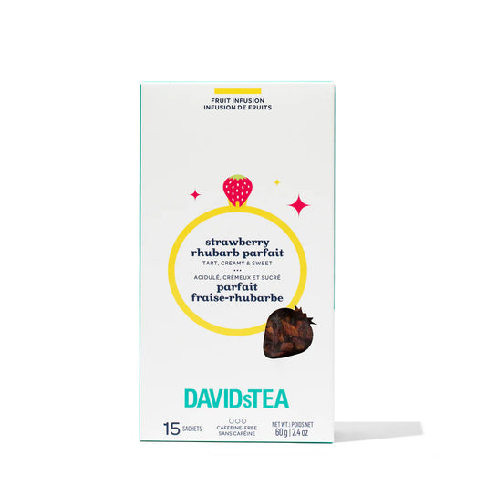 草莓大黃芭菲茶 ｜Strawberry Rhubarb Parfait Tea Pack of 15 Sachets