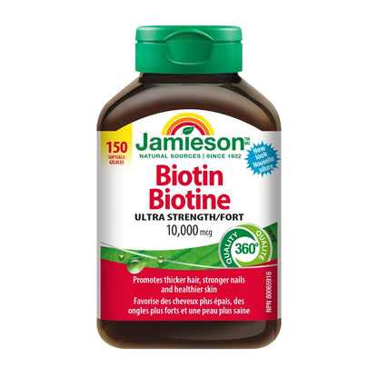 Jamieson 生物素 10,000mcg 150 粒