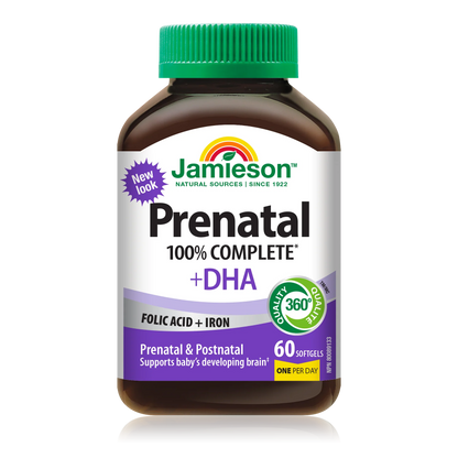 Jamieson 孕婦複合維生素（含 DHA），3 x 60 粒 ($2.05/粒）