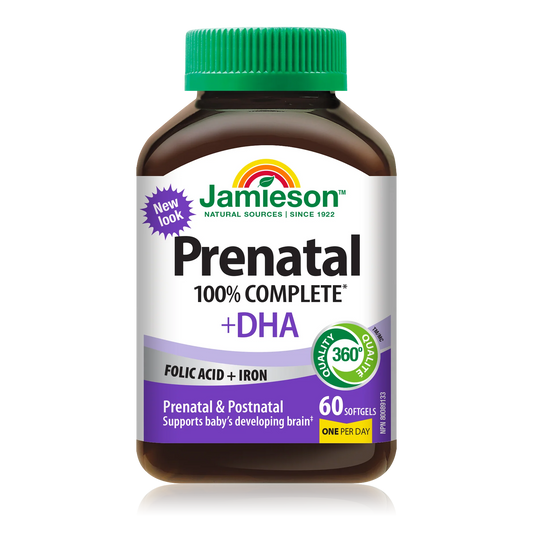 Jamieson 孕婦複合維生素（含 DHA），3 x 60 粒 ($2.05/粒）