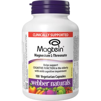webber naturals Magtein 鎂 L-蘇糖酸鹽 支持認知功能 100 粒