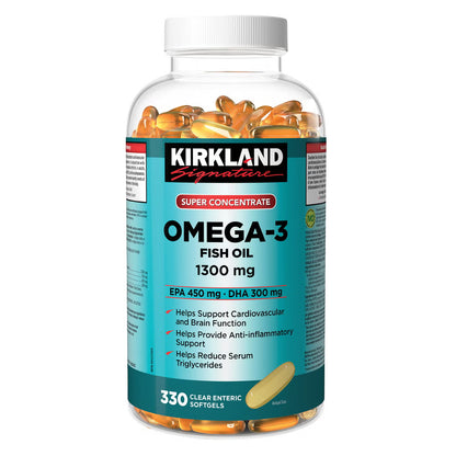Kirkland Signature 超濃縮 Omega-3 魚油｜330 粒