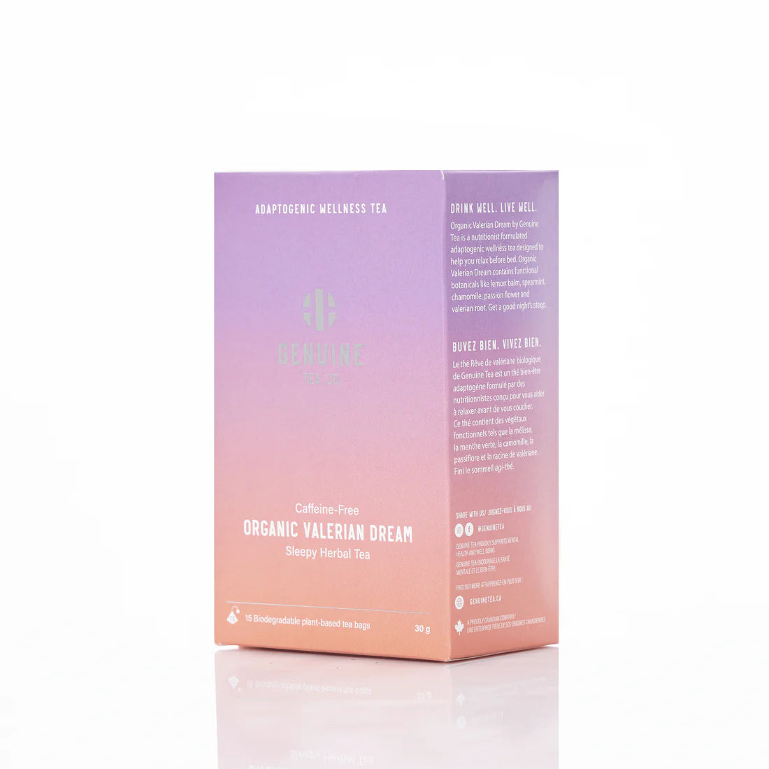 Organic Valerian Dream Pyramid Tea | 15 Sachets