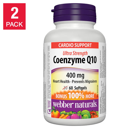 webber naturals 400mg 輔酶Q10 120粒裝