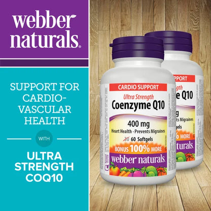 webber naturals 400mg 輔酶Q10 120粒裝
