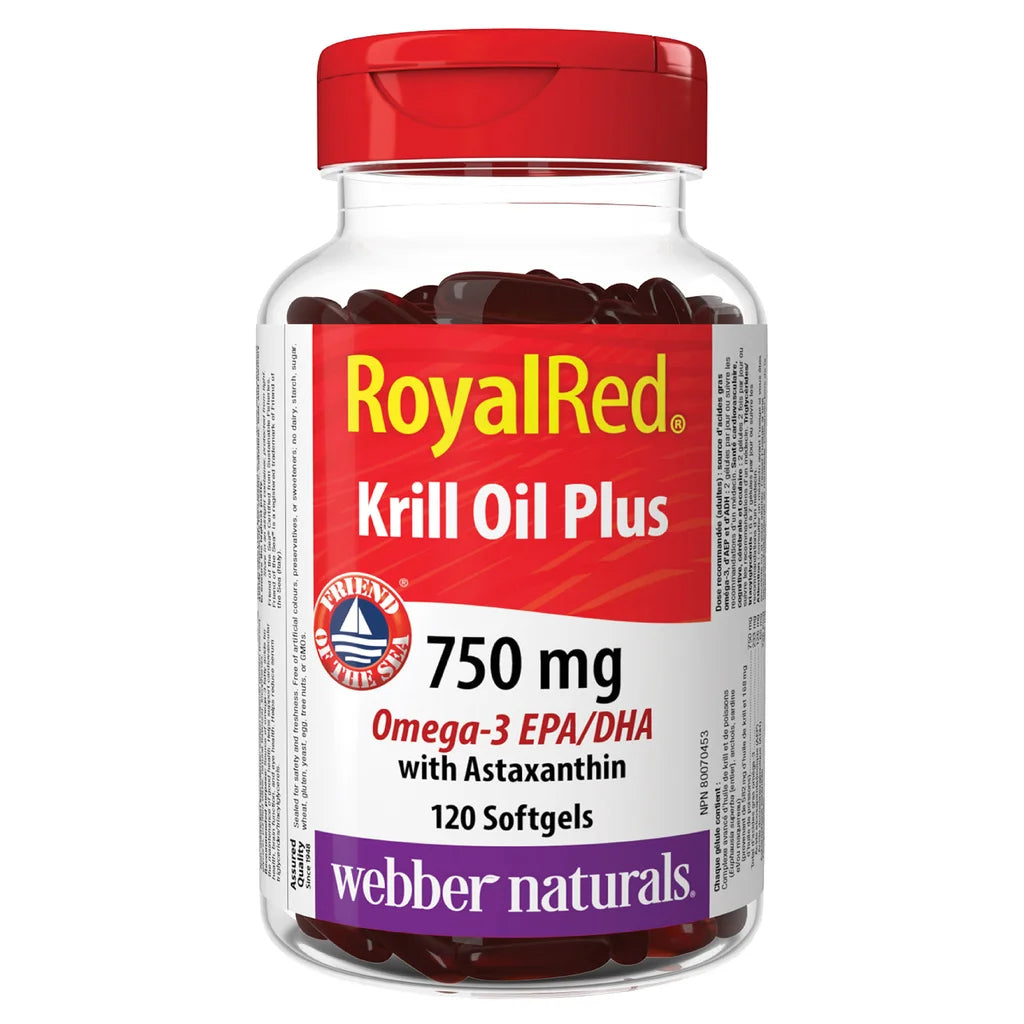 webber naturals 750mg 皇家紅磷蝦油（含蝦紅素）120粒