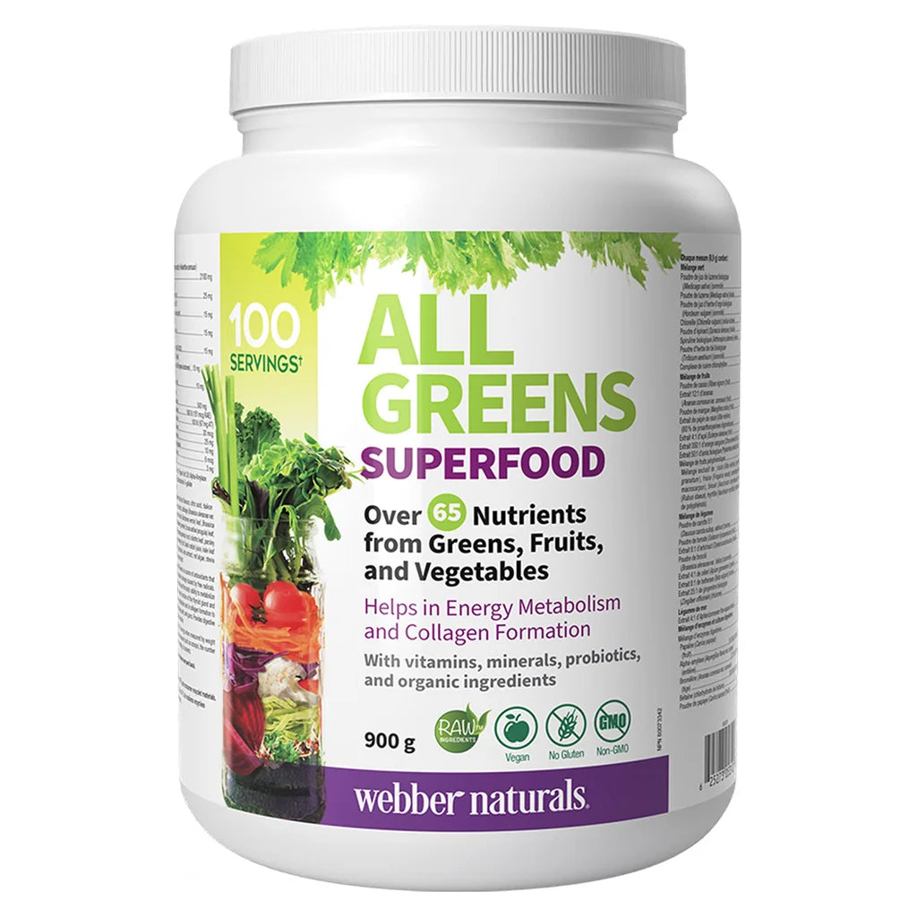 webber naturals 全綠超級食品粉900g 100份