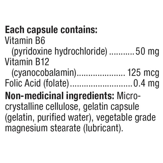 webber naturals 維他命B6、B12加葉酸 360粒