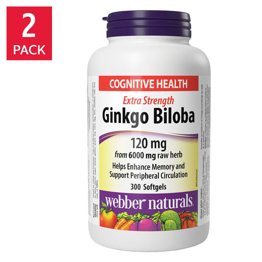 webber Naturals 銀杏葉 120mg 600粒