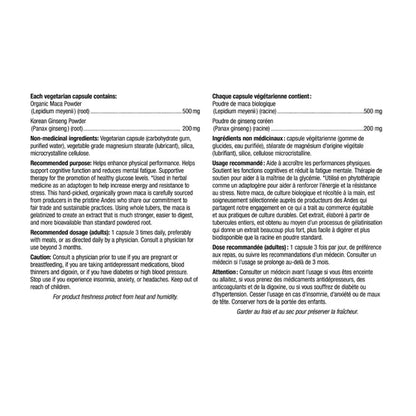 webber naturals 瑪卡能量素膠囊（含人參）300粒