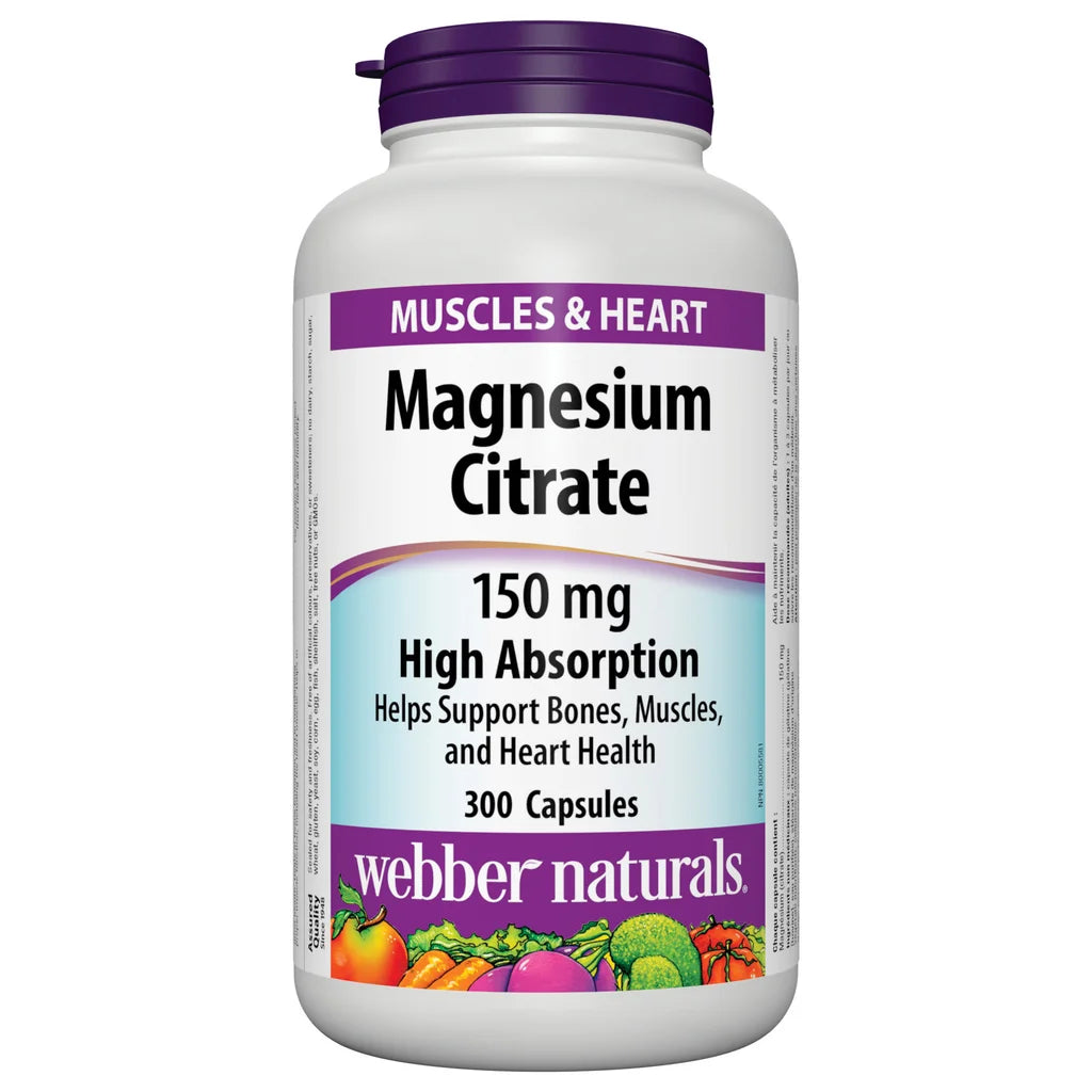webber naturals Magnesium Citrate 150 mg 300粒