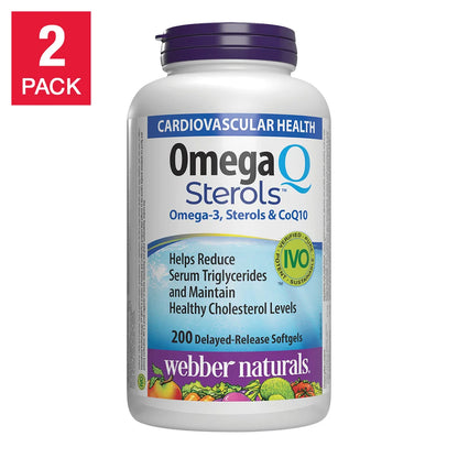webber naturals Omega-3 和輔酶 Q10 400 粒