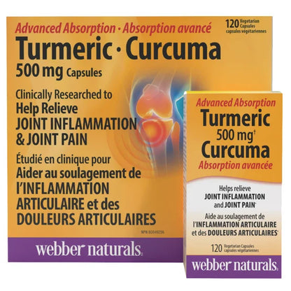 webber naturals 高效吸收薑黃素 500mg 120 粒