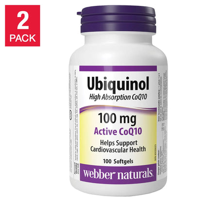 webber naturals 輔酶Q10（泛醇）100mg  200粒