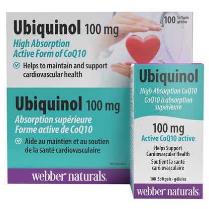 webber naturals 輔酶Q10（泛醇）100mg  200粒