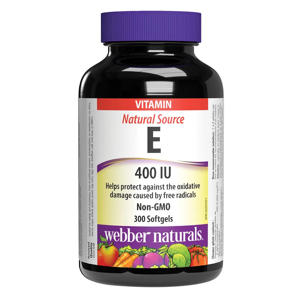 webber Naturals 維生素 E 400IU 300粒