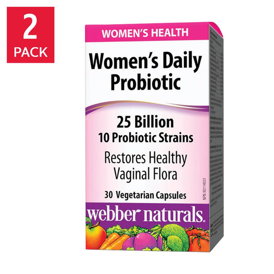 webber naturals 女性每日益生菌 250億 CFU  60粒